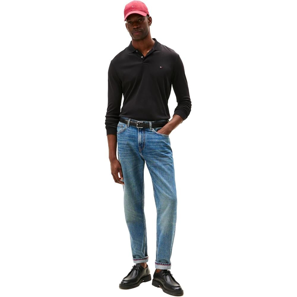 POLO PARA HOMBRE TOMMY HILFIGER LIQUID COTTON REGULAR FIT MANGA LARGA - 3