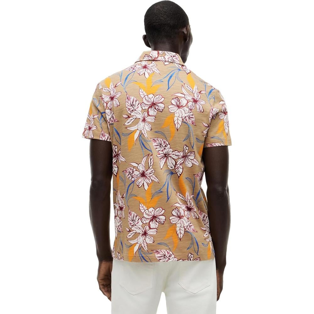 POLO PARA HOMBRE TOMMY HILFIGER REGULAR FIT MANGA CORTA KAKI BATIQUE FLORAL - 4