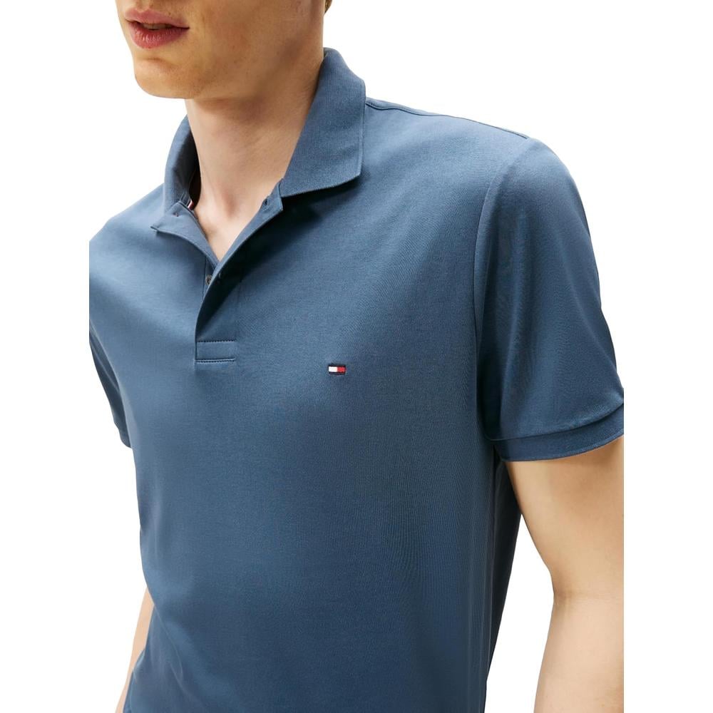 POLO PARA HOMBRE TOMMY HILFIGER REGULAR FIT MANGA CORTA AZUL EGEO - 2