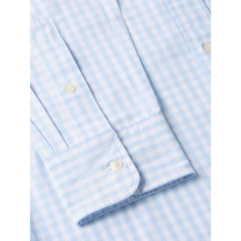 CAMISA PARA HOMBRE TOMMY HILFIGER REGULAR FIT MANGA LARGA AZUL DULCE BLANCO - 6