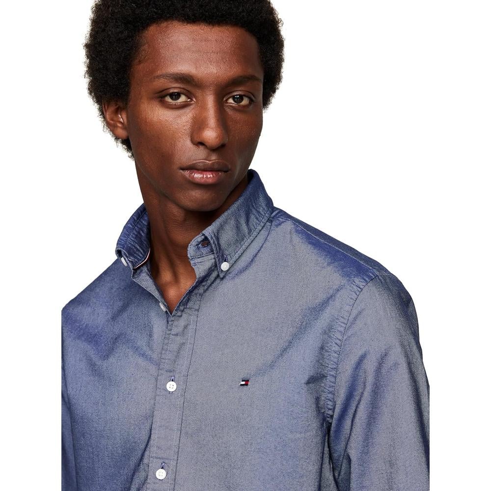 CAMISA PARA HOMBRE TOMMY HILFIGER OXFORD REGULAR FIT MANGA LARGA - 2