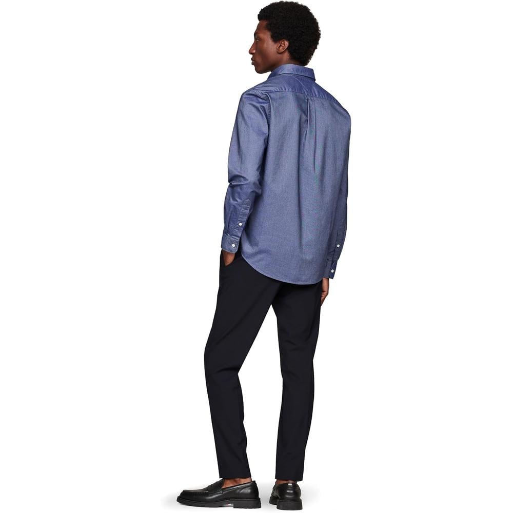CAMISA PARA HOMBRE TOMMY HILFIGER OXFORD REGULAR FIT MANGA LARGA - 3