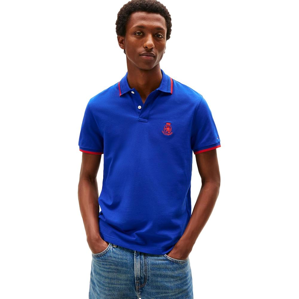 POLO PARA HOMBRE TOMMY HILFIGER REGULAR FIT MANGA CORTA - 1