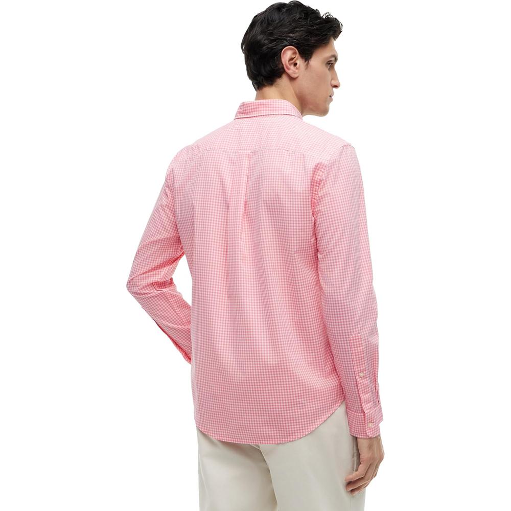 CAMISA PARA HOMBRE TOMMY HILFIGER REGULAR FIT MANGA LARGA ROSA MUÑECA - 4