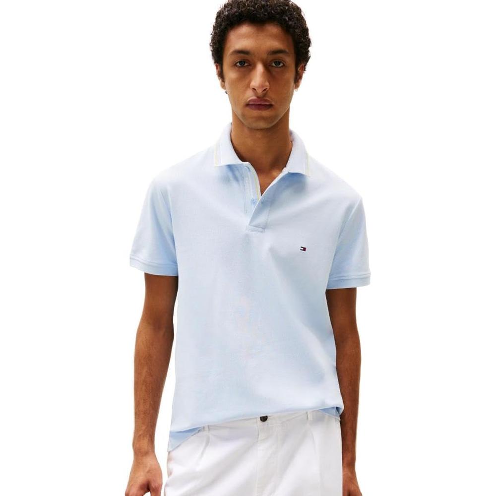 POLO PARA HOMBRE TOMMY HILFIGER REGULAR FIT MANGA CORTA - 1