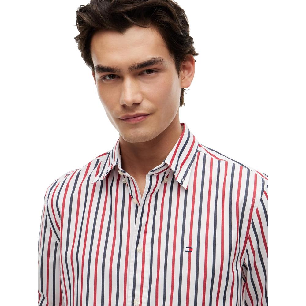 CAMISA PARA HOMBRE TOMMY HILFIGER REGULAR FIT MANGA LARGA MULTICOLOR - 2