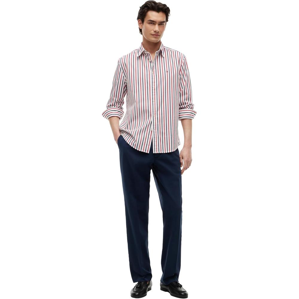 CAMISA PARA HOMBRE TOMMY HILFIGER REGULAR FIT MANGA LARGA MULTICOLOR - 3