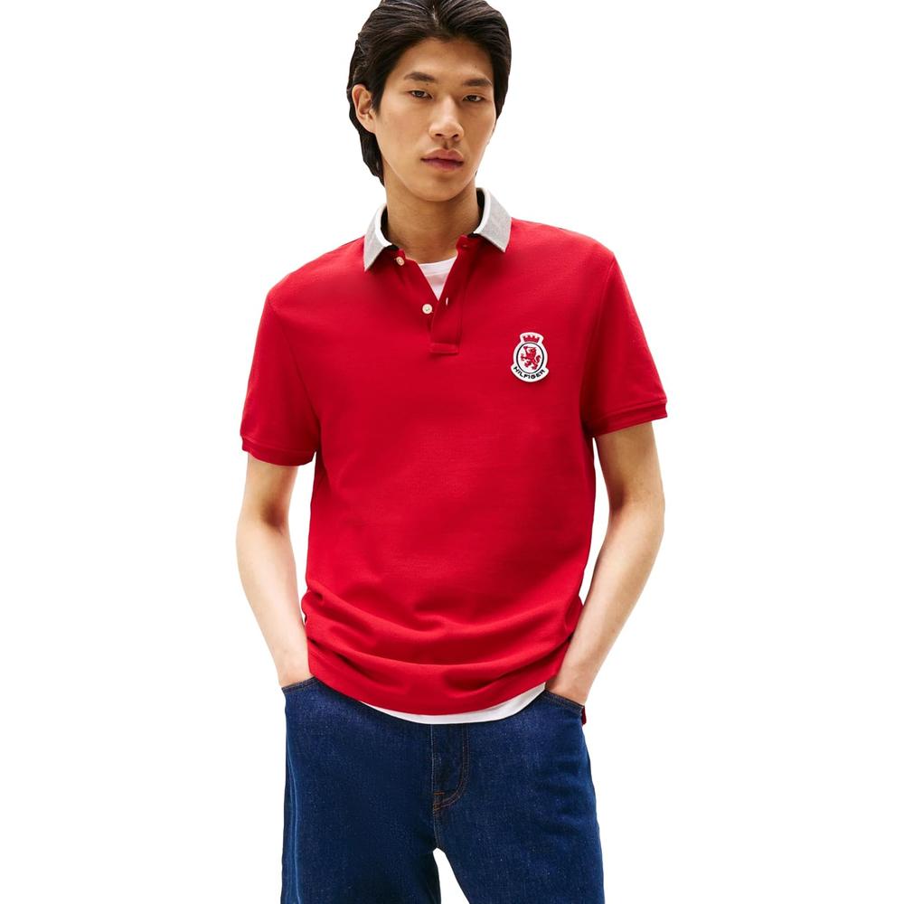 POLO PARA HOMBRE TOMMY HILFIGER REGULAR FIT MANGA CORTA - 1