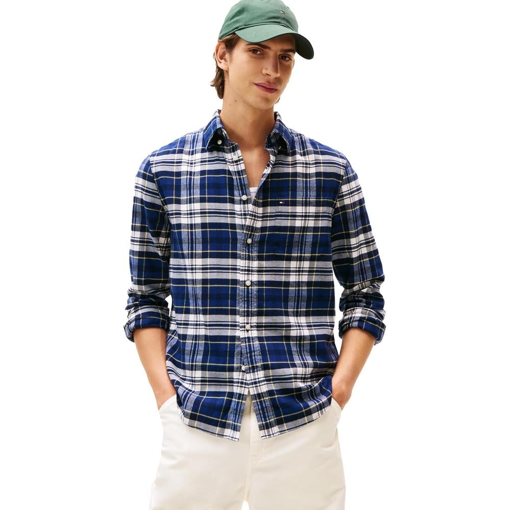 CAMISA PARA HOMBRE TOMMY HILFIGER REGULAR FIT MANGA LARGA - 1