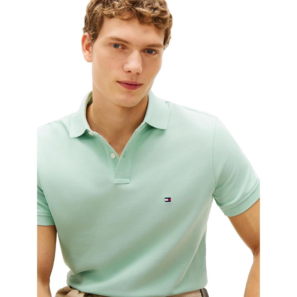 POLO PARA HOMBRE TOMMY HILFIGER 1985 REGULAR FIT MANGA CORTA MENTA APAGADO - 2