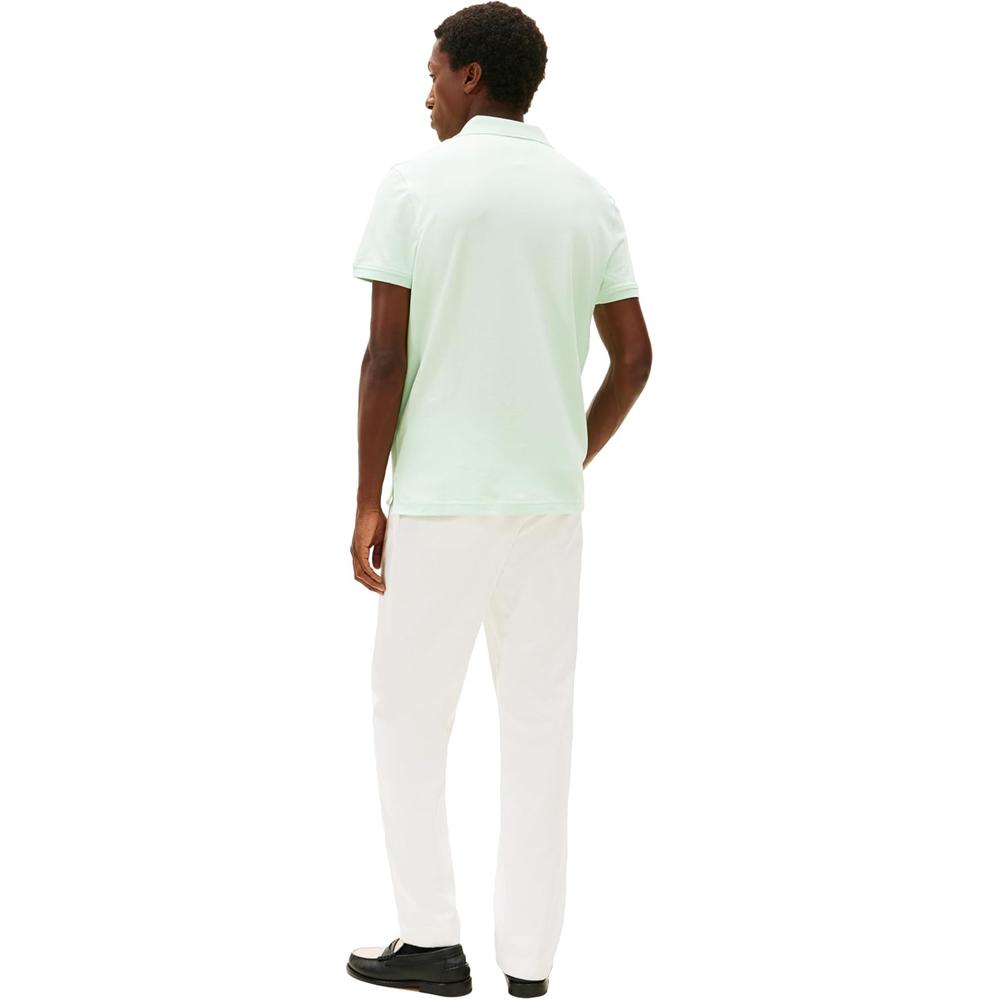 POLO PARA HOMBRE TOMMY HILFIGER 1985 REGULAR FIT MANGA CORTA VERDE ÓPALO - 4