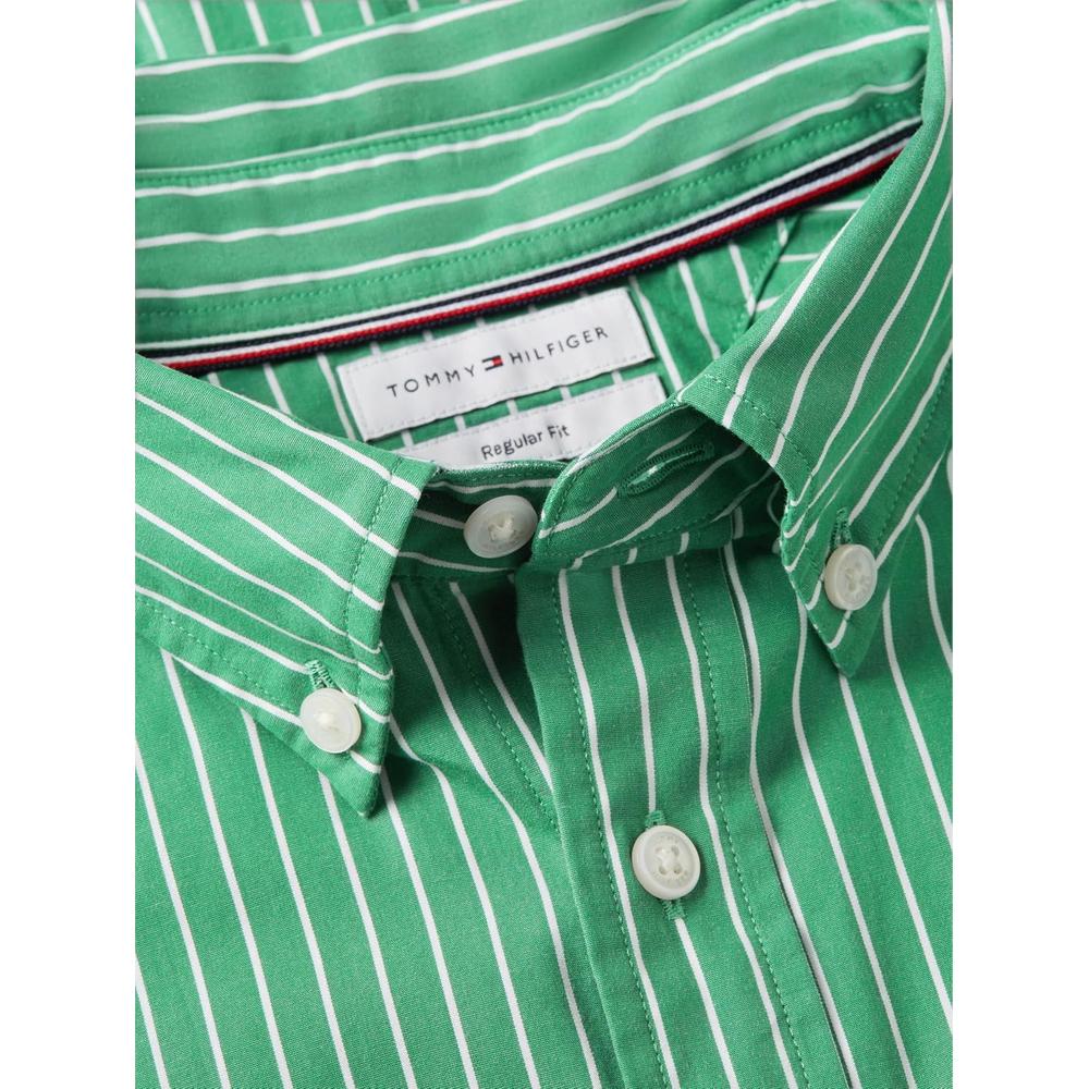 CAMISA PARA HOMBRE TOMMY HILFIGER REGULAR FIT MANGA LARGA VERDE ALASKA - 5