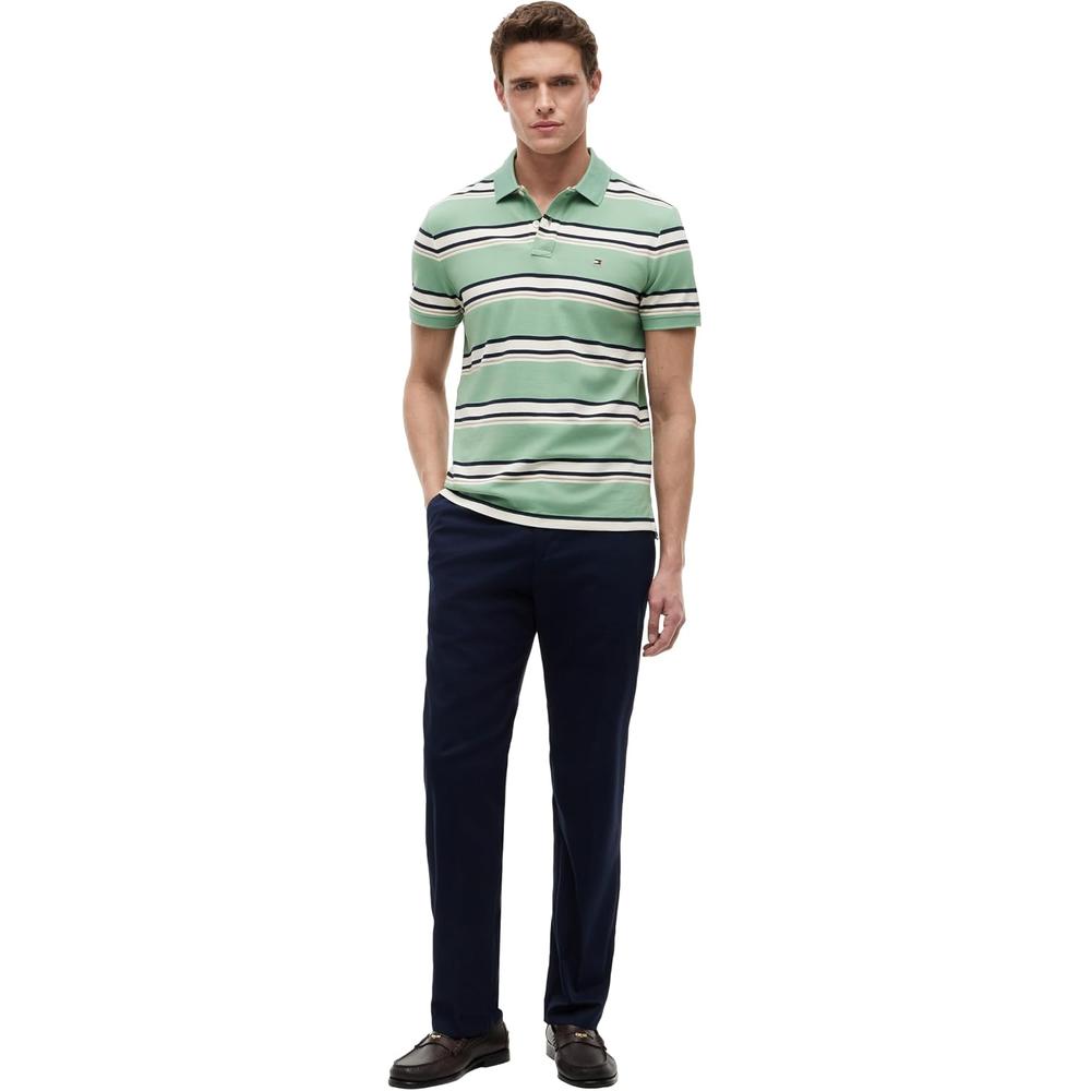 POLO PARA HOMBRE TOMMY HILFIGER 1985 REGULAR FIT MANGA CORTA MULTICOLOR - 3