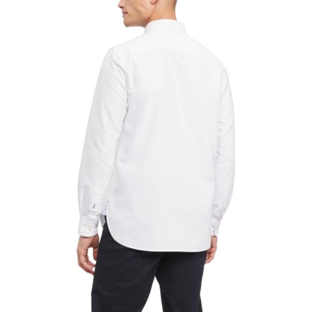 CAMISA PARA HOMBRE TOMMY HILFIGER OXFORD MANGA LARGA BLANCO - 2