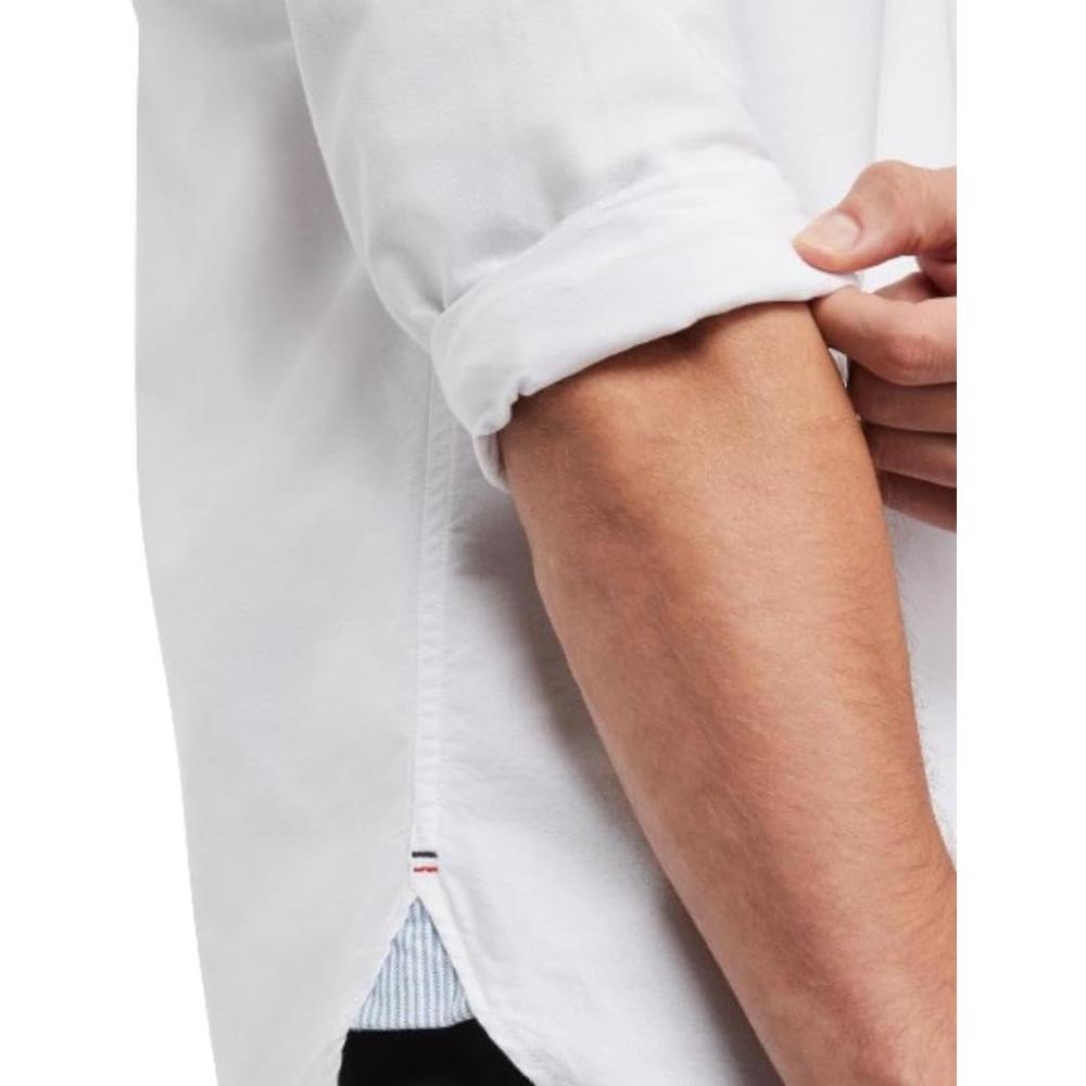CAMISA PARA HOMBRE TOMMY HILFIGER OXFORD MANGA LARGA BLANCO - 3