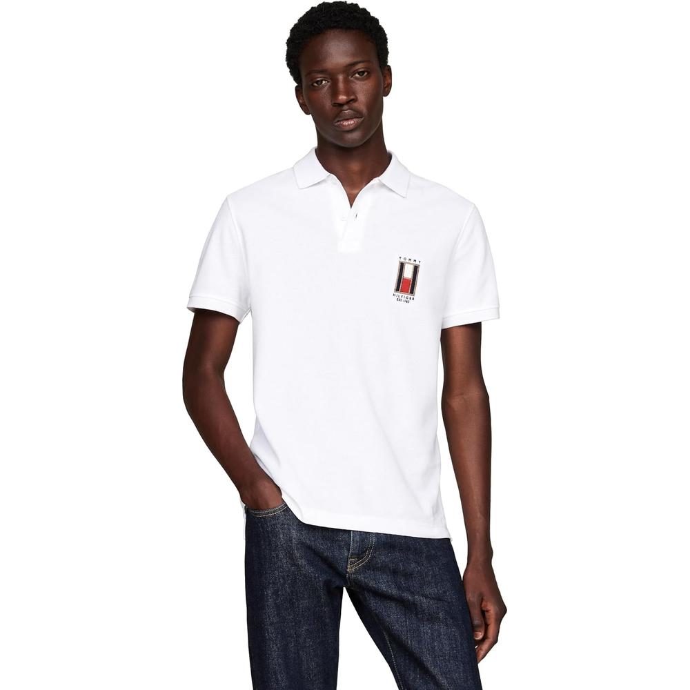 POLO PARA HOMBRE TOMMY HILFIGER REGULAR FIT MANGA CORTA - 1
