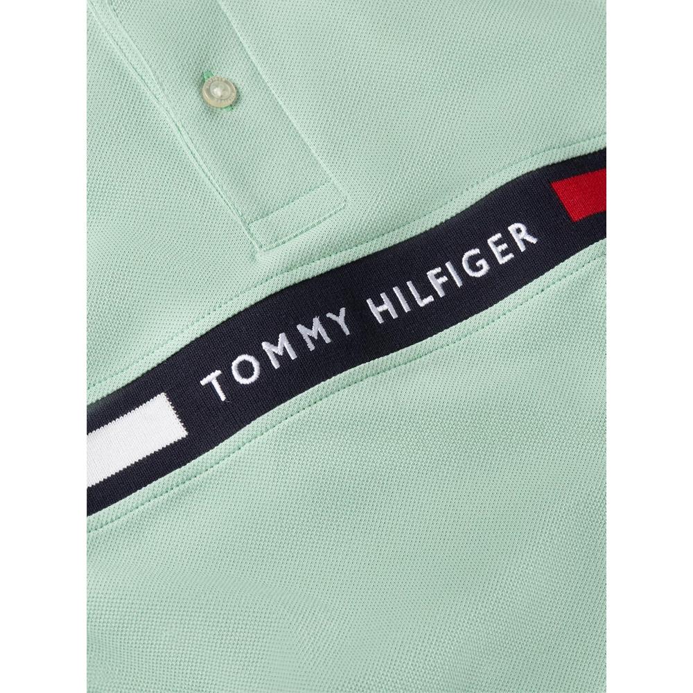 POLO PARA HOMBRE TOMMY HILFIGER REGULAR FIT MANGA CORTA MENTA SUAVE - 6