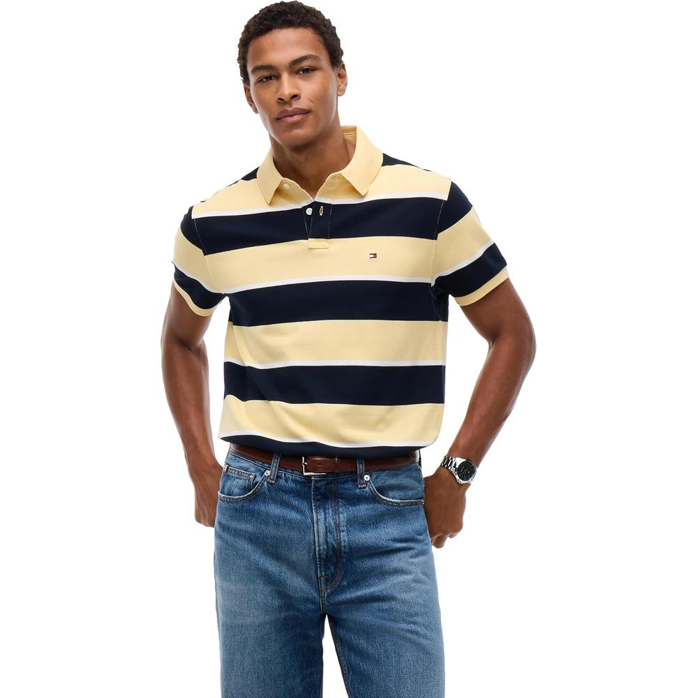 POLO PARA HOMBRE TOMMY HILFIGER CLASSIC FIT MANGA CORTA MULTICOLOR - 1
