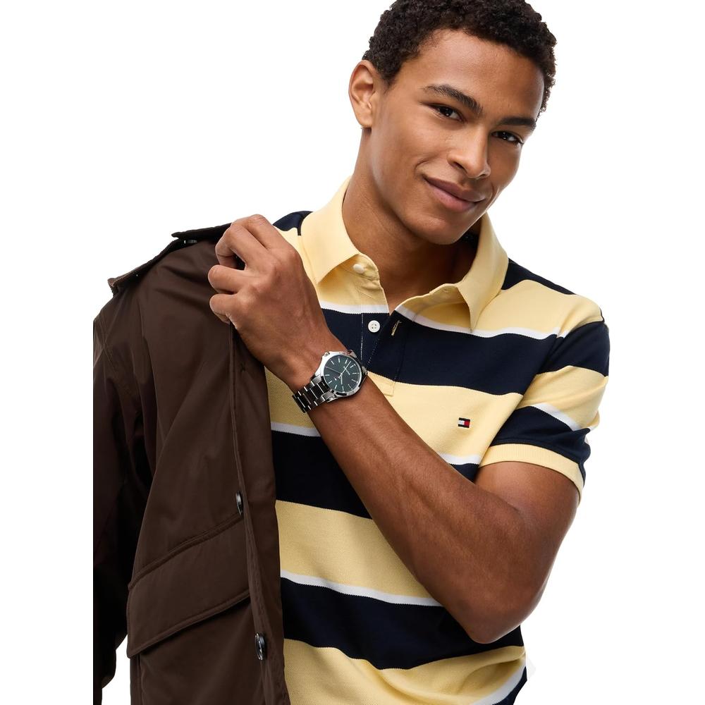 POLO PARA HOMBRE TOMMY HILFIGER CLASSIC FIT MANGA CORTA MULTICOLOR - 2