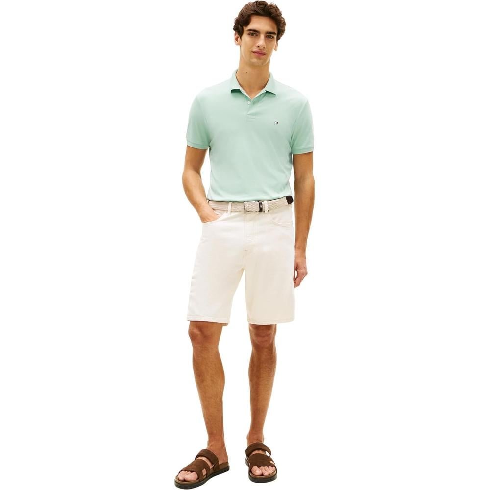 POLO PARA HOMBRE TOMMY HILFIGER REGULAR FIT MANGA CORTA MENTA APLASTADA - 3