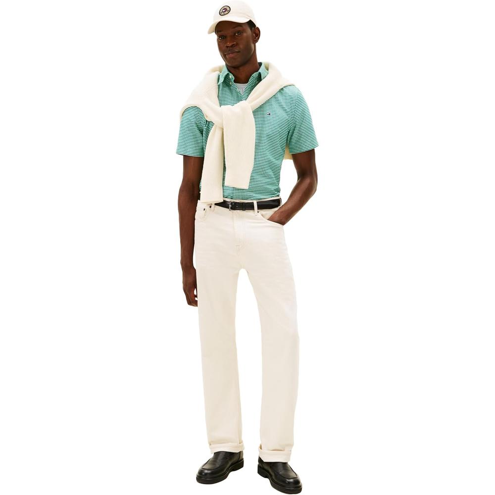 CAMISA PARA HOMBRE TOMMY HILFIGER REGULAR FIT MANGA CORTA MULTICOLOR - 3
