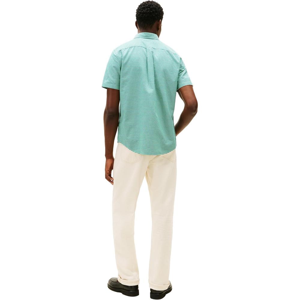 CAMISA PARA HOMBRE TOMMY HILFIGER REGULAR FIT MANGA CORTA MULTICOLOR - 4