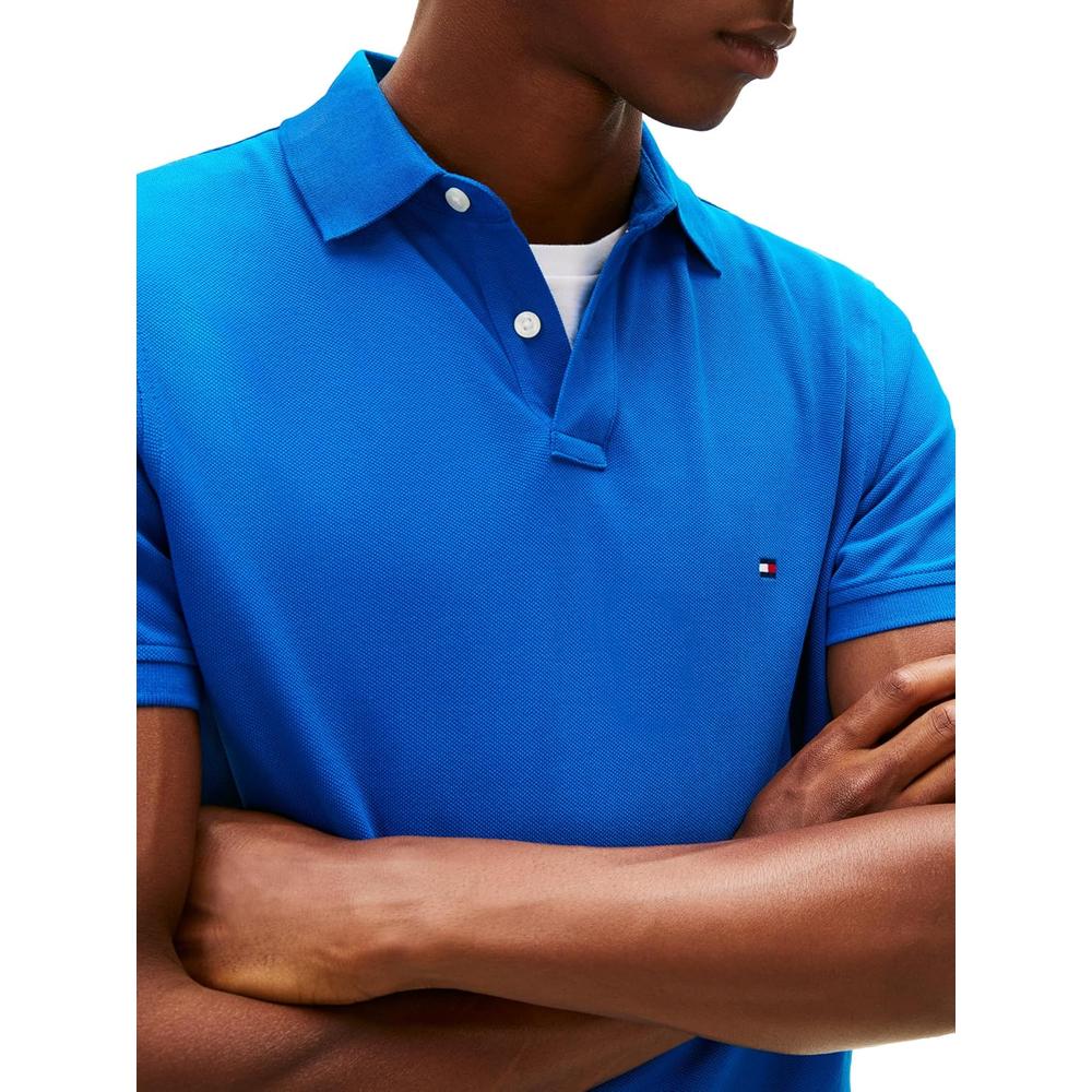 POLO PARA HOMBRE TOMMY HILFIGER 1985 REGULAR FIT MANGA CORTA ÍNDIGO VIBRANTE - 2