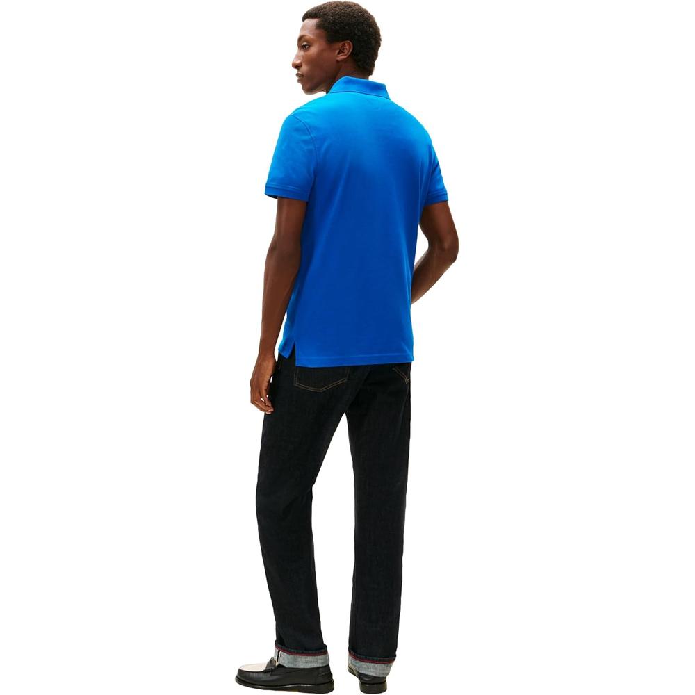 POLO PARA HOMBRE TOMMY HILFIGER 1985 REGULAR FIT MANGA CORTA ÍNDIGO VIBRANTE - 4