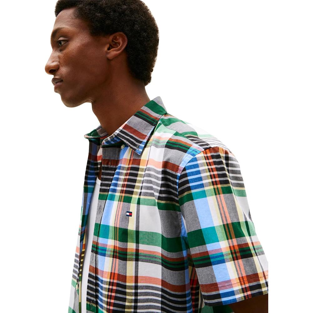 CAMISA PARA HOMBRE TOMMY HILFIGER REGULAR FIT MANGA CORTA BLANCO - 2