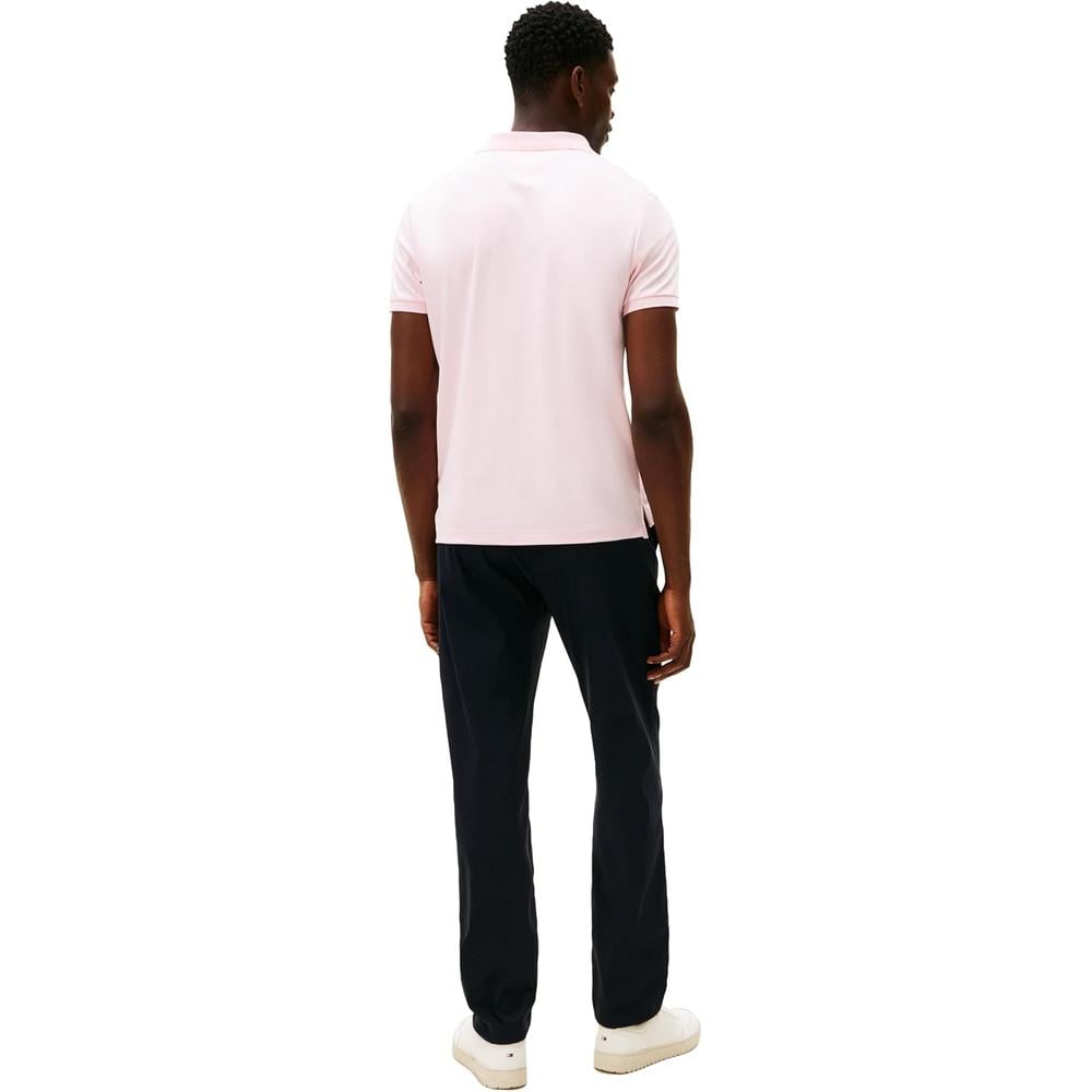 POLO PARA HOMBRE TOMMY HILFIGER REGULAR FIT MANGA CORTA ROSA LILA - 5
