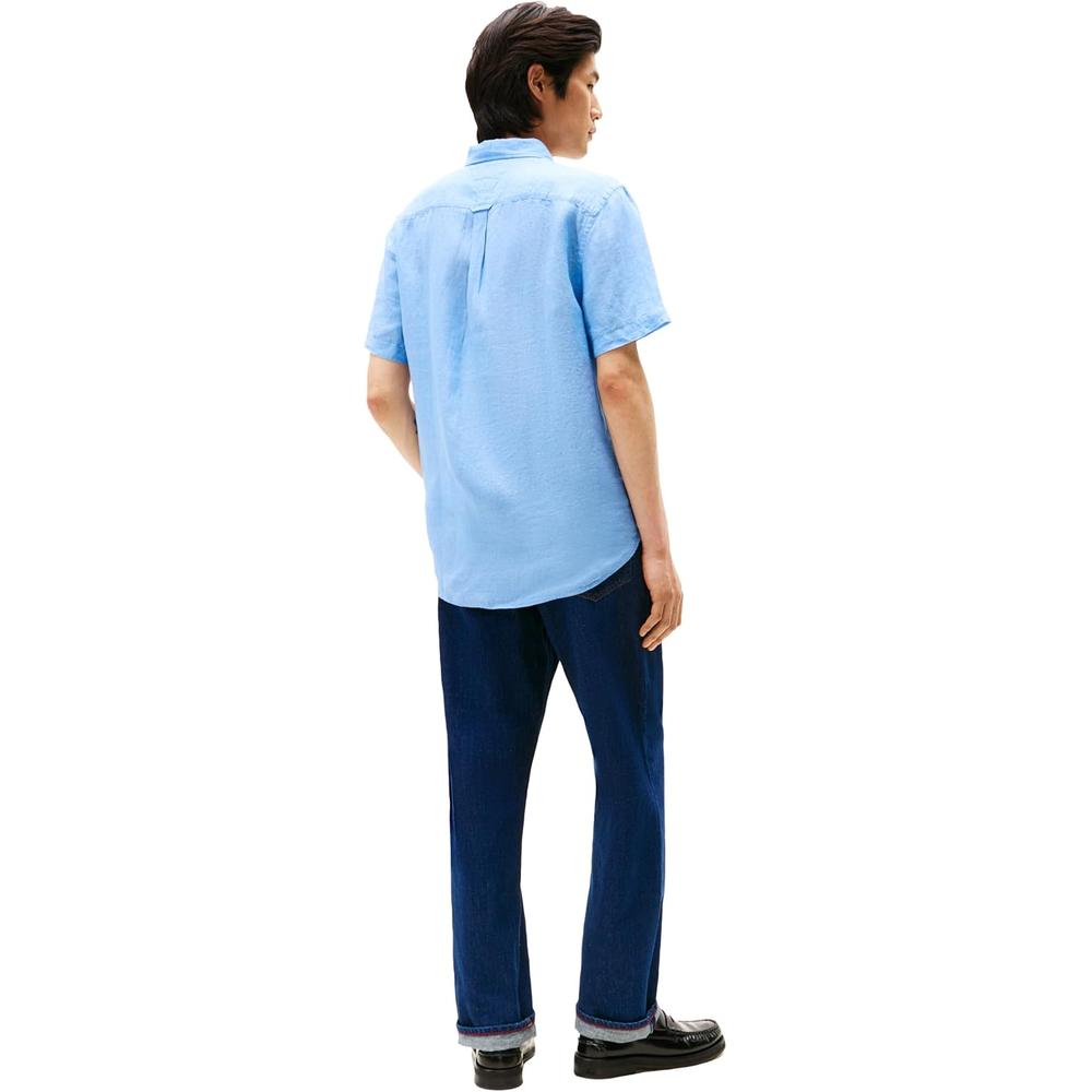 CAMISA PARA HOMBRE TOMMY HILFIGER MANGA CORTA LINO REGULAR FIT - 2
