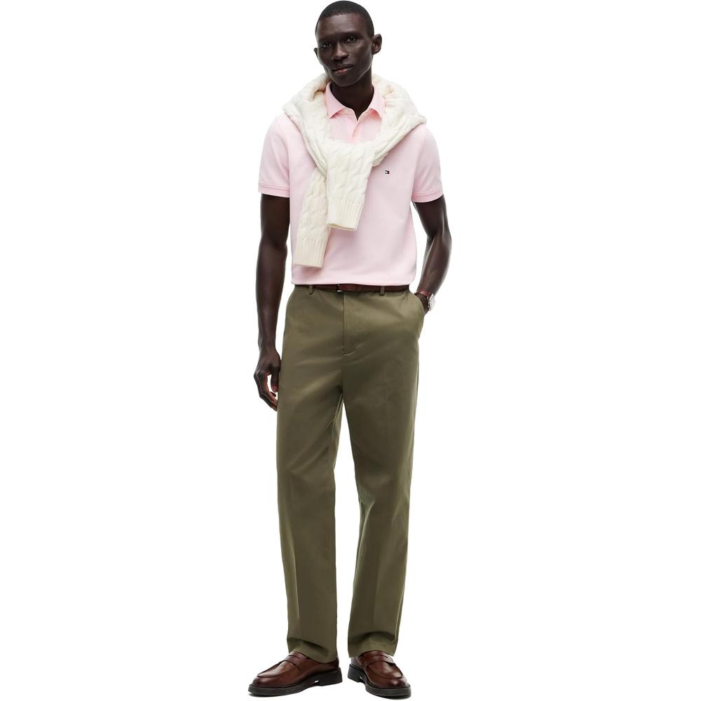 POLO PARA HOMBRE TOMMY HILFIGER 1985 REGULAR FIT MANGA CORTA ROSA DUQUESA - 3