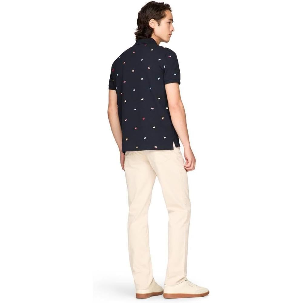 POLO PARA HOMBRE TOMMY HILFIGER 1985 REGULAR FIT MANGA CORTA AZUL CIELO - 3