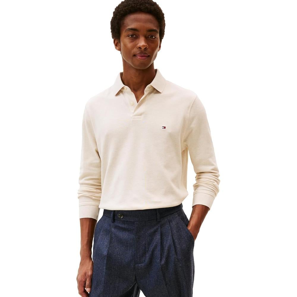 POLO PARA HOMBRE TOMMY HILFIGER REGULAR FIT MANGA LARGA - 1