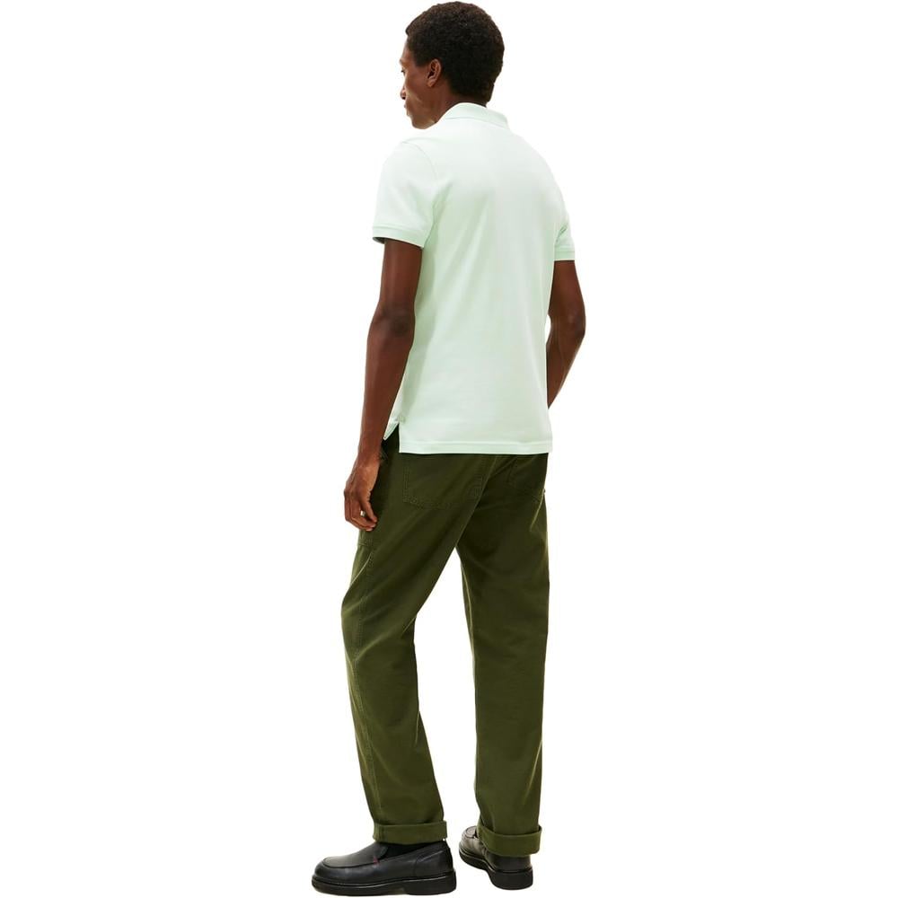 POLO PARA HOMBRE TOMMY HILFIGER 1985 SLIM FIT MANGA CORTA VERDE ÓPALO - 4