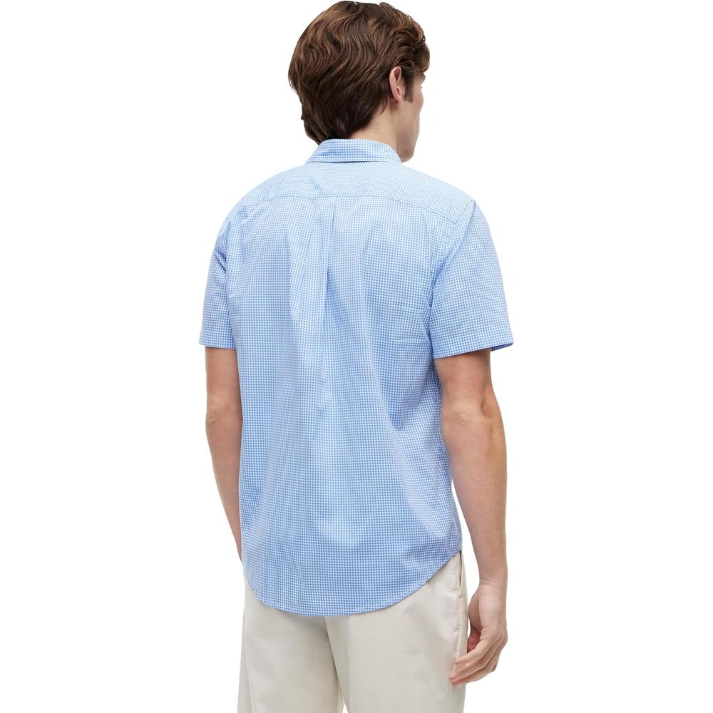 CAMISA PARA HOMBRE TOMMY HILFIGER REGULAR FIT MANGA CORTA AZUL ENCANTO - 4