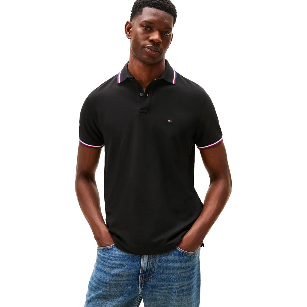 POLO PARA HOMBRE TOMMY HILFIGER REGULAR FIT MANGA CORTA - 1