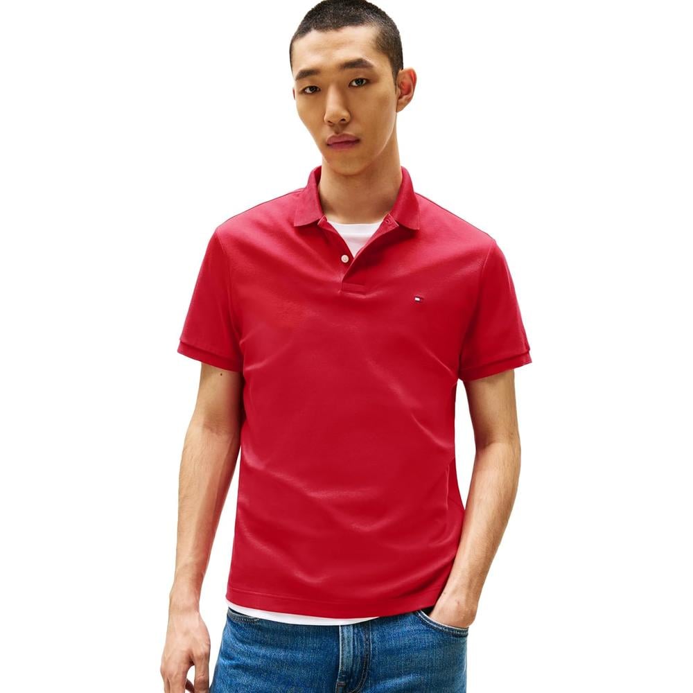 POLO PARA HOMBRE TOMMY HILFIGER REGULAR FIT MANGA CORTA - 1