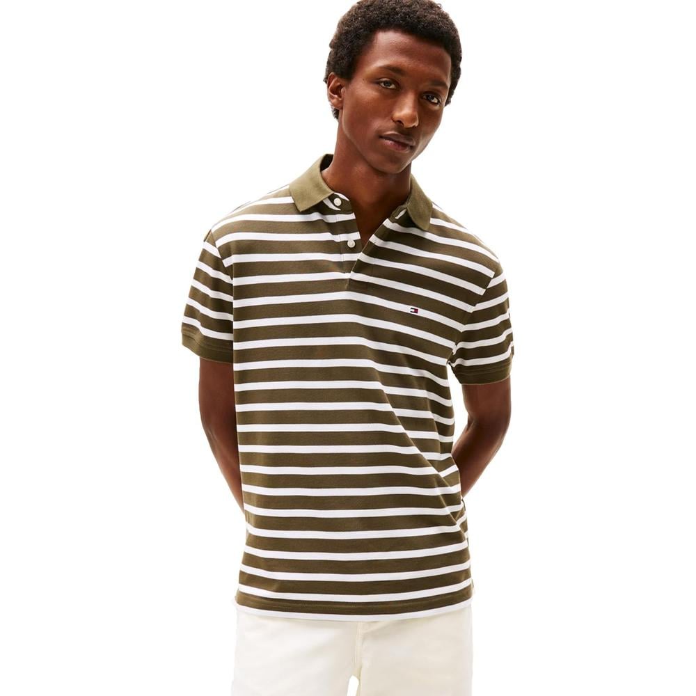 POLO PARA HOMBRE TOMMY HILFIGER CLASSIC FIT MANGA CORTA MULTICOLOR - 1