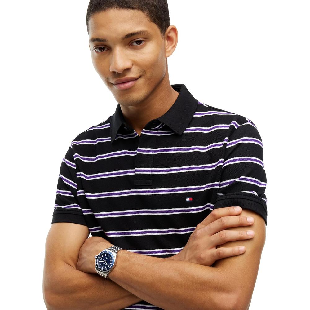 POLO PARA HOMBRE TOMMY HILFIGER 1985 REGULAR FIT MANGA CORTA MULTICOLOR - 2