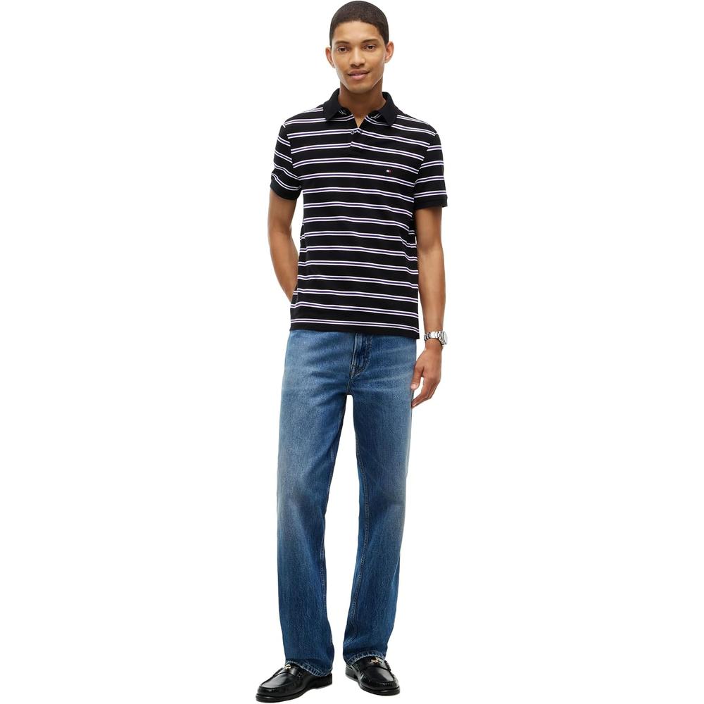 POLO PARA HOMBRE TOMMY HILFIGER 1985 REGULAR FIT MANGA CORTA MULTICOLOR - 3