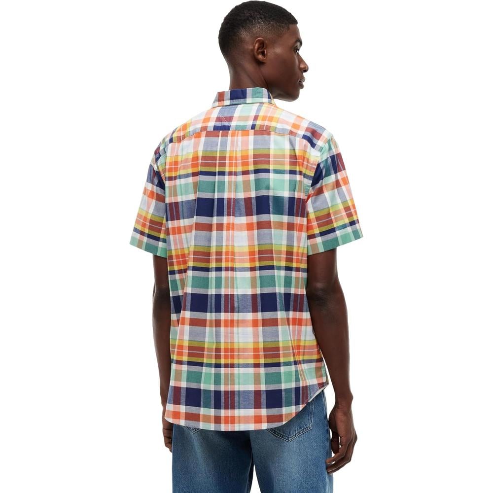 CAMISA PARA HOMBRE TOMMY HILFIGER REGULAR FIT MANGA CORTA MULTICOLOR - 4