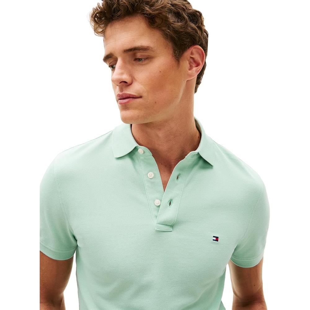POLO PARA HOMBRE TOMMY HILFIGER 1985 SLIM FIT MANGA CORTA VERDE MENTA - 2