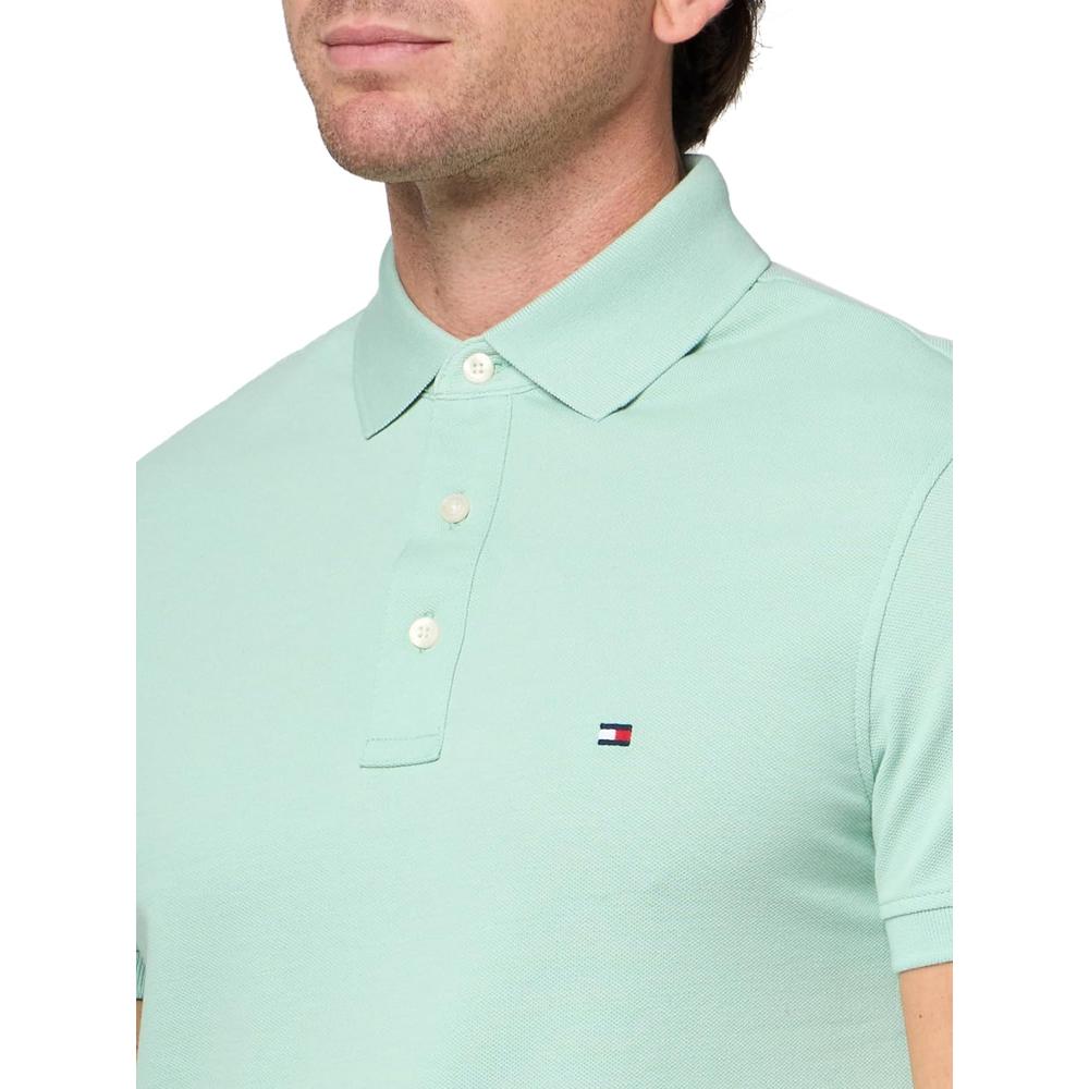 POLO PARA HOMBRE TOMMY HILFIGER 1985 SLIM FIT MANGA CORTA VERDE MENTA - 3