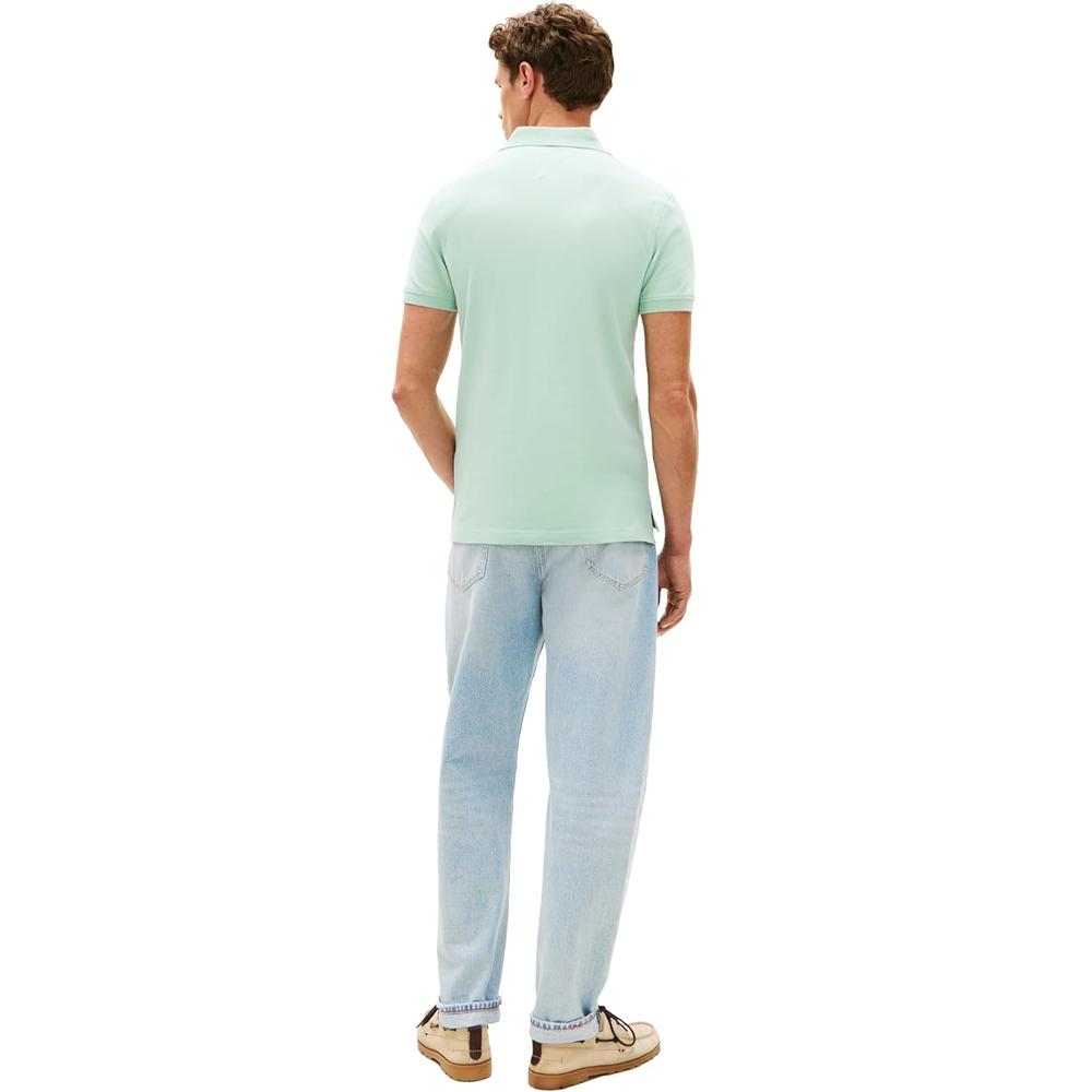 POLO PARA HOMBRE TOMMY HILFIGER 1985 SLIM FIT MANGA CORTA VERDE MENTA - 5