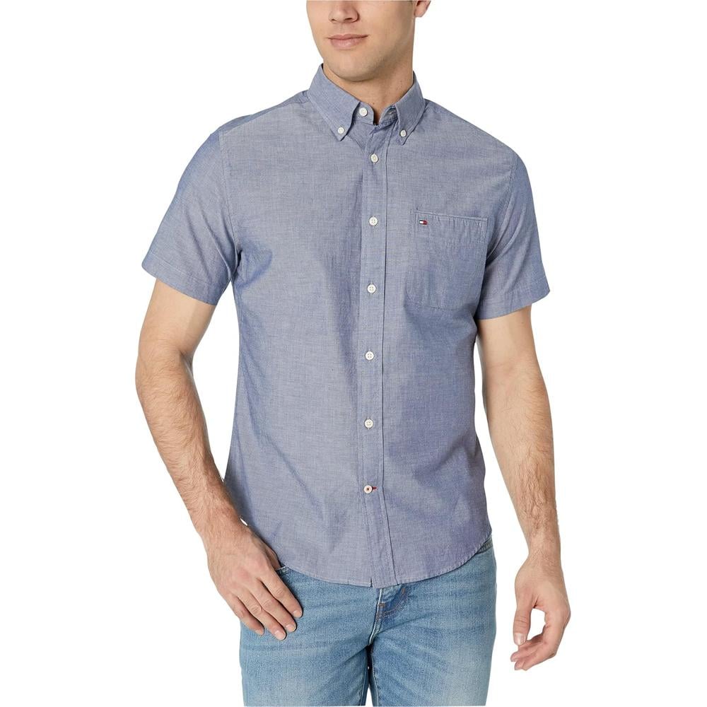 CAMISA PARA HOMBRE TOMMY HILFIGER CUSTOM FIT MANGA CORTA - 1