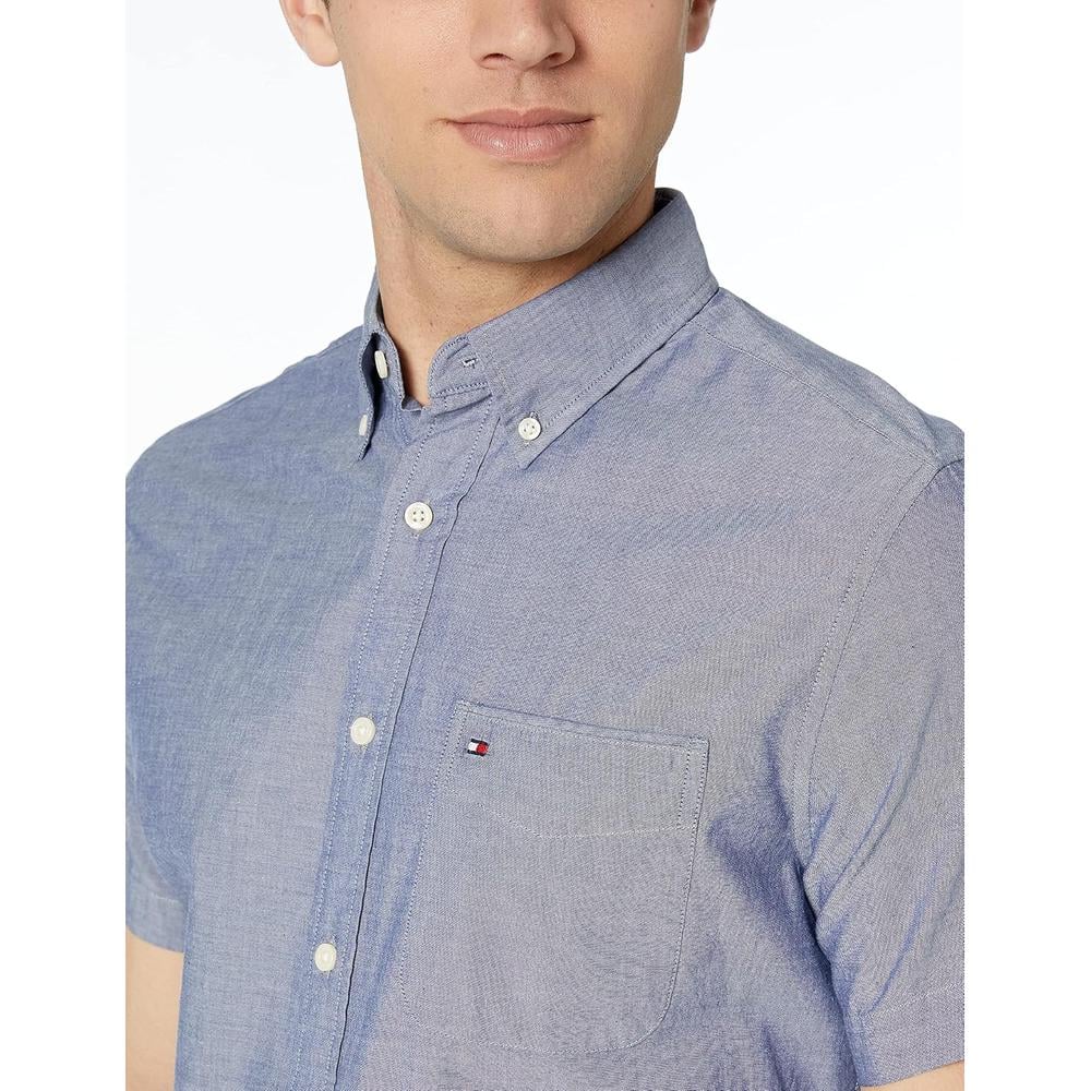CAMISA PARA HOMBRE TOMMY HILFIGER CUSTOM FIT MANGA CORTA - 3