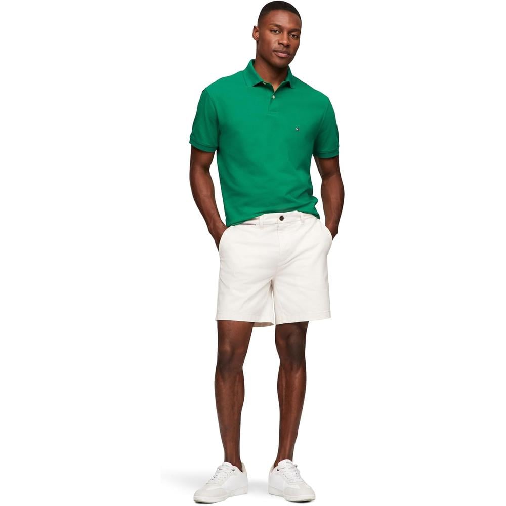 POLO PARA HOMBRE TOMMY HILFIGER 1985 REGULAR FIT MANGA CORTA VERDE NOUVEAU - 3
