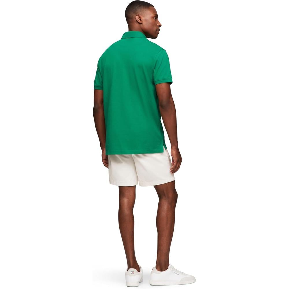 POLO PARA HOMBRE TOMMY HILFIGER 1985 REGULAR FIT MANGA CORTA VERDE NOUVEAU - 4