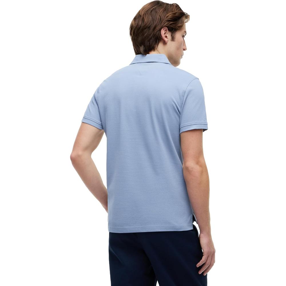 POLO PARA HOMBRE TOMMY HILFIGER 1985 SLIM FIT MANGA CORTA AZUL VIVO - 4